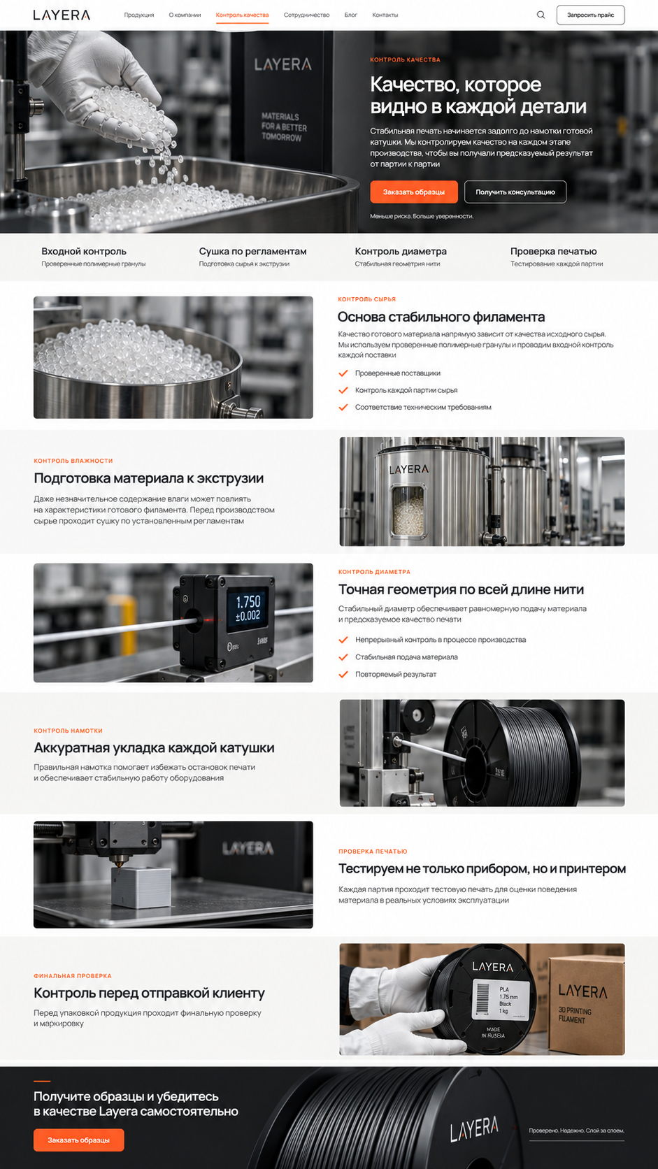 Основа стабильного филамента